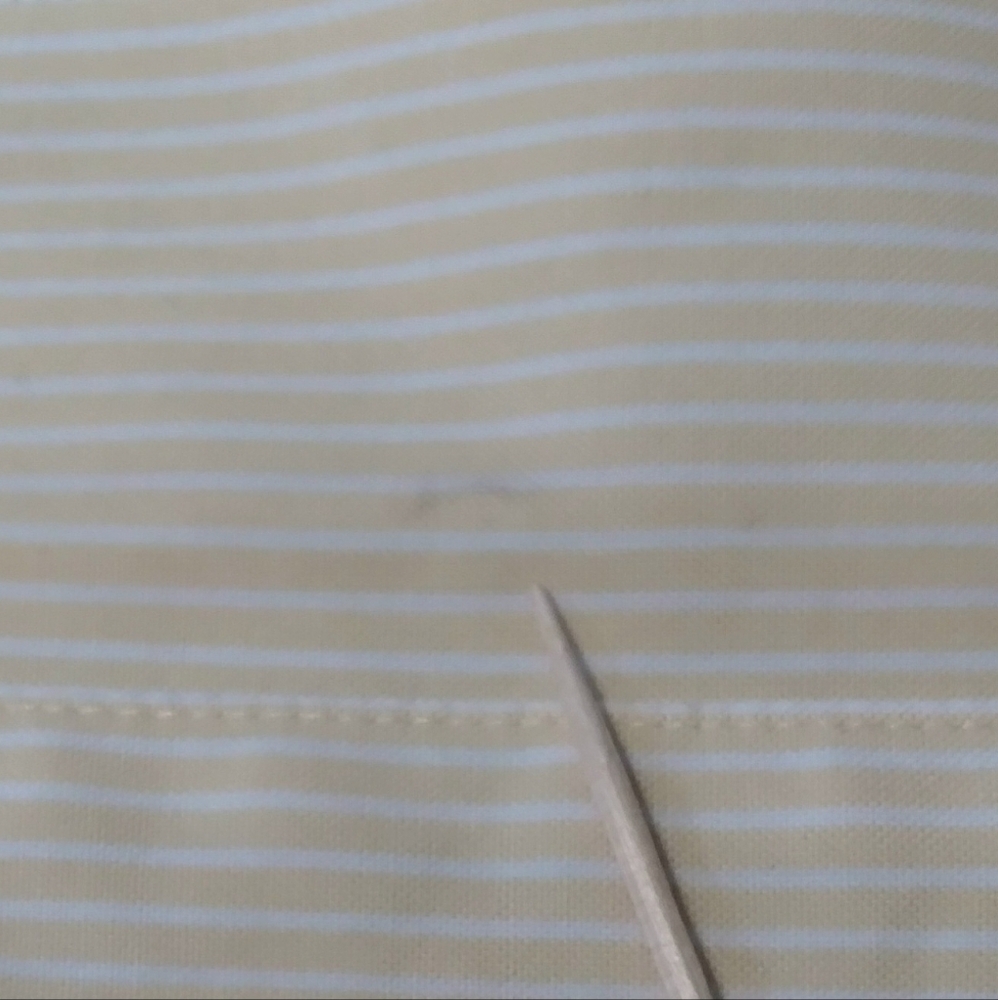 Eddie Bauer Yellow Stripe Relaxed Fit Shirt - Picture 10 of 11